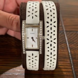 GUESS White Bracelet Watch
